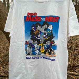 Ravens Don’t Mess with the Nest - Birds Of Baltimore  NFL Men’s Large DeVille